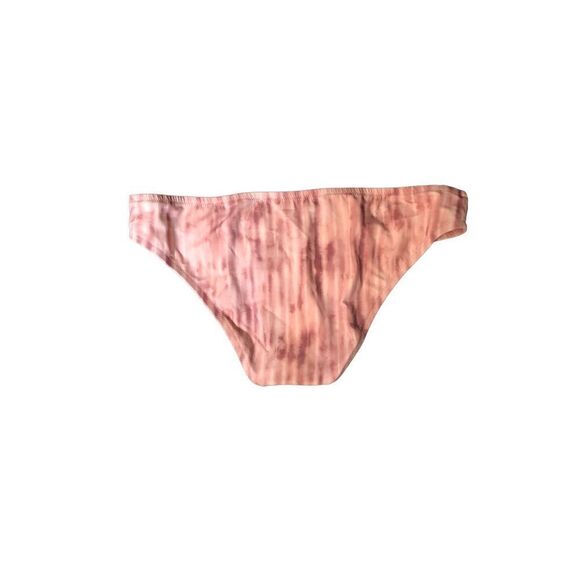Shade and Shore pink and white tie dye bikini bottoms - Picture 3 of 5